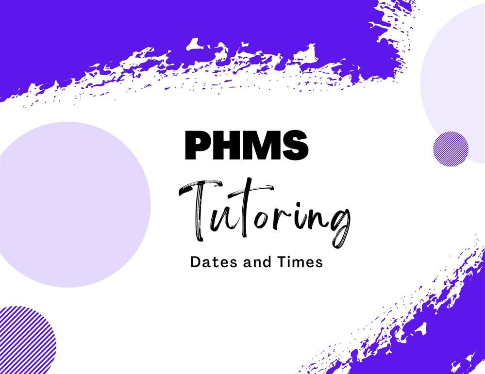 PHMS TUTORING